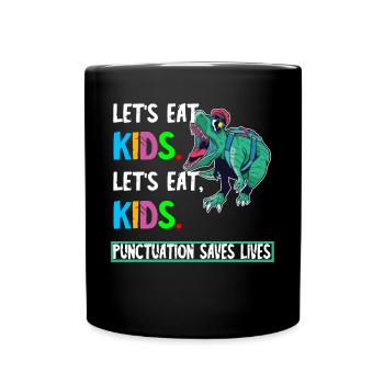 Grammatik Englischlehrer Englisch Sprache Lernen - Tasse einfarbig - Schwarz - Vorne