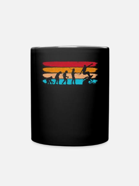 Surf Evolution Surfer Surfer Surfer d’eau - Mug uni - noir