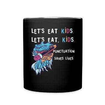 Grammatik Englischlehrer Englisch Sprache Lernen - Tasse einfarbig - Schwarz - Vorne