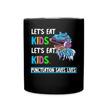 Grammatik Englischlehrer Englisch Sprache Lernen - Tasse einfarbig - Schwarz - Vorne