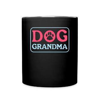 Chiens Grand-mère Propriétaire de chien Propriétaire de chien Cadeau - Mug uni - noir - Devant