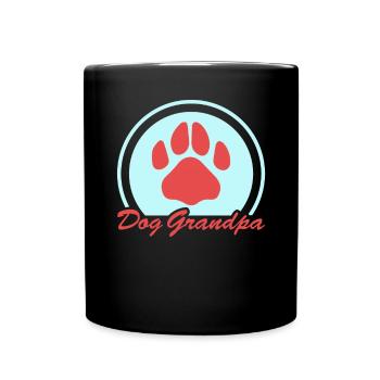 Chiens Grand-père Propriétaire De chien Cadeau - Mug uni - noir - Devant