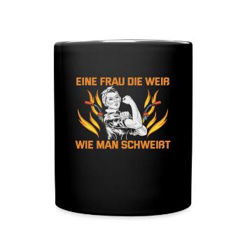 Conception de spruch de soudeur pour les métallurgistes - Mug uni - noir - Devant