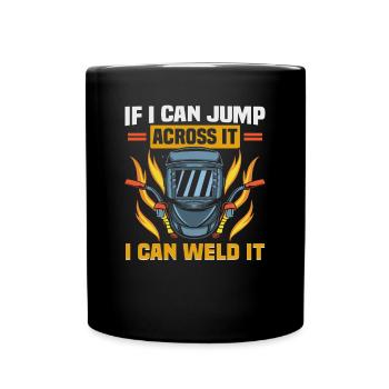 Conception de slogan de soudeur pour les métallurgistes - Mug uni - noir - Devant