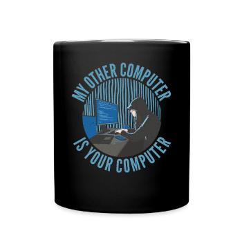 Other computer cyber security expert, The - Full Colour Mug - black - Front