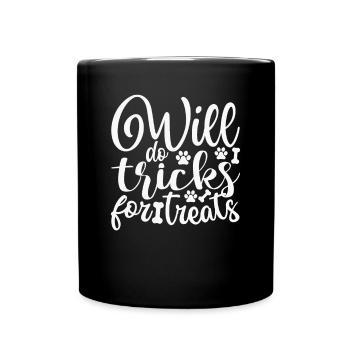 Fait des astuces pour les friandises - Mug uni - noir - Devant