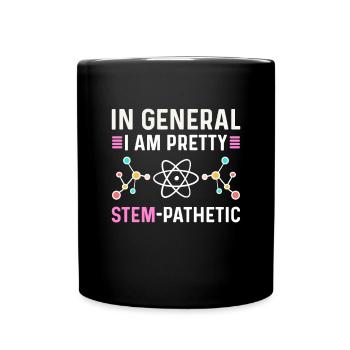 Im Allgemeinen Bin Ich Ziemlich Mint-affin. - Tasse einfarbig - Schwarz - Vorne