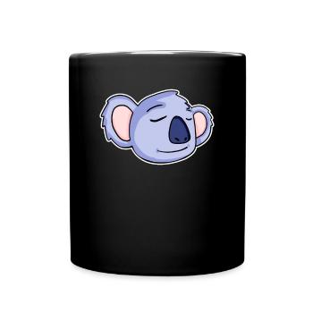 Koala Head Koalas - Full Colour Mug - black - Front