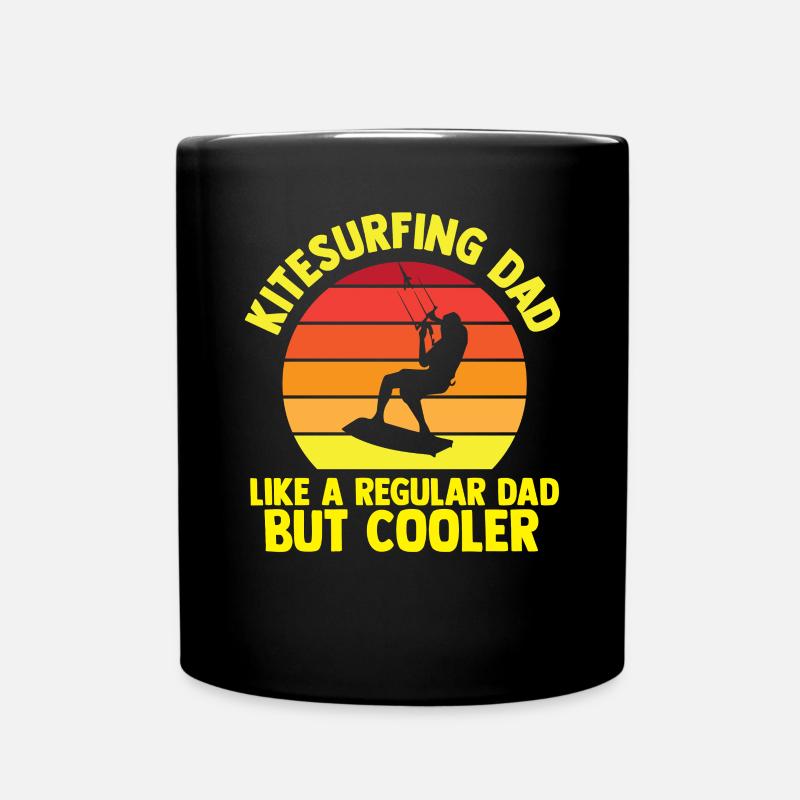 Kite Kitesurf Kiteboard - Mug uni - noir