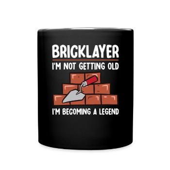 Mason's Work Saying - Full Colour Mug - black - Front