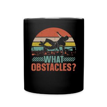 Parkour Free Running Traceur - Mug uni - noir - Devant