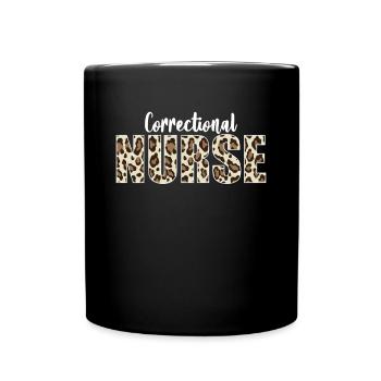 Infirmière correctionnelle infirmière de prison - Mug uni - noir - Devant