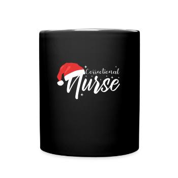 Cadeau d’infirmière correctionnelle de Noël - Mug uni - noir - Devant
