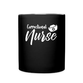 Infirmière correctionnelle infirmière de prison - Mug uni - noir - Devant