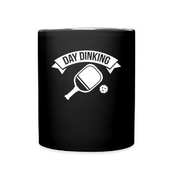 Day Dinking Pickleball Shirt Gift - Full Colour Mug - black - Front