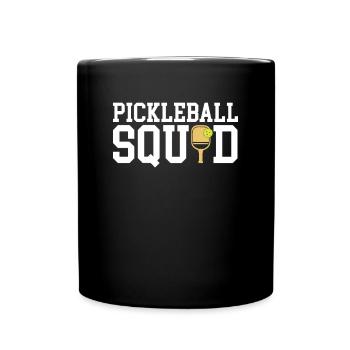 Pickleball Squad Geschenk Mannschaft Team - Tasse einfarbig - Schwarz - Vorne