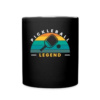 Pickleball Legend Shirt Geschenk - Tasse einfarbig - Schwarz - Vorne