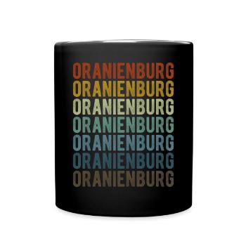 Oranienburg City Retro Vintage - Mug uni - noir - Devant