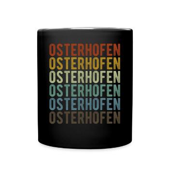 Osterhofen City Retro Vintage - Mug uni - noir - Devant