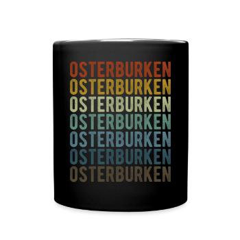 Osterburken City Retro Vintage - Mug uni - noir - Devant