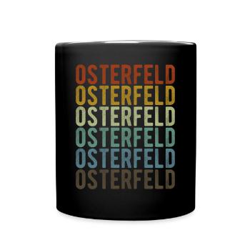 Osterfeld City Rétro Vintage - Mug uni - noir - Devant