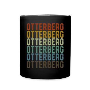 Otterberg City Rétro Vintage - Mug uni - noir - Devant