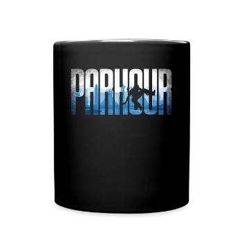 Parkour Free Running Traceur - Full Colour Mug - black - Front