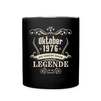 Oktober 1976 - Die Geburt einer Legende - Tasse einfarbig - Schwarz - Vorne