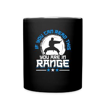 Vous pouvez lire ceci vous êtes dans la section Aïkido - Mug uni - noir - Devant