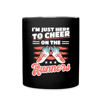Marathon Running Sport Ultramarathon Athletic - Full Colour Mug - black - Front