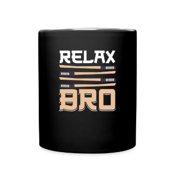 Kendo Relax Frère Aïkido - Mug uni - noir - Devant