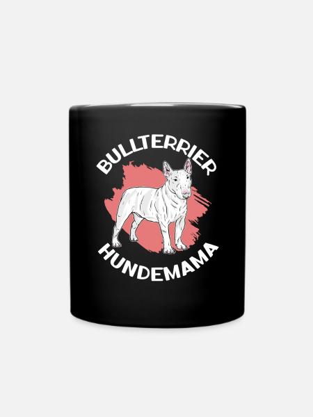 Bull Terrier Chien Maman Chien Propriétaire Cadeau - Mug uni - noir