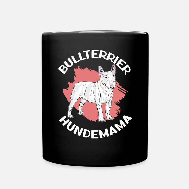 Bull Terrier Chien Maman Chien Propriétaire Cadeau - Mug uni - noir