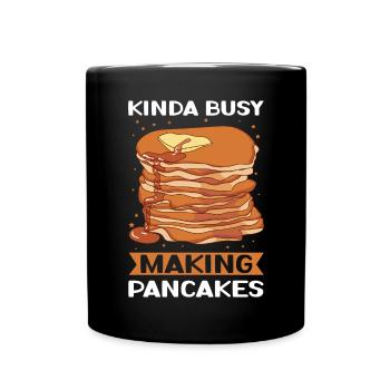 Pancake Pancake Pancake Gift - Full Colour Mug - black - Front