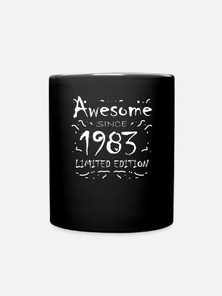 1983 - Jahrgang 1983 - Fantastisch seit 1983 - Tasse einfarbig - Schwarz