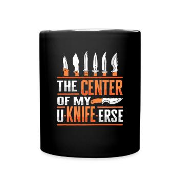 Butcher Knife Knife Knife Collector - Full Colour Mug - black - Front