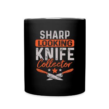 Butcher Knife Knife Knife Collector - Full Colour Mug - black - Front