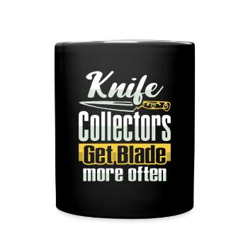 Butcher Knife Knife Knife Collector - Full Colour Mug - black - Front