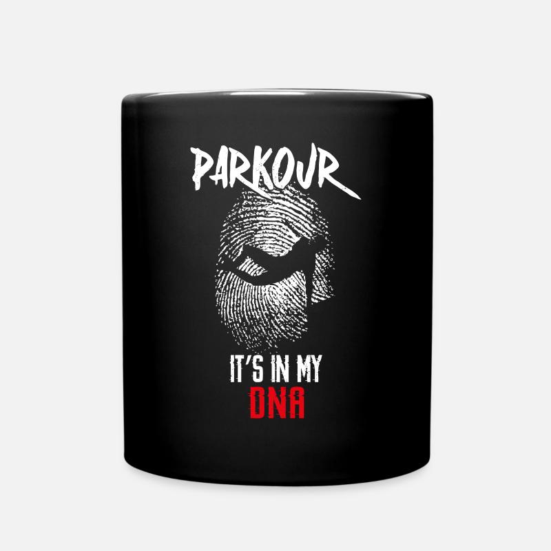Parkour Free Running Traceur Adn - Mug uni - noir