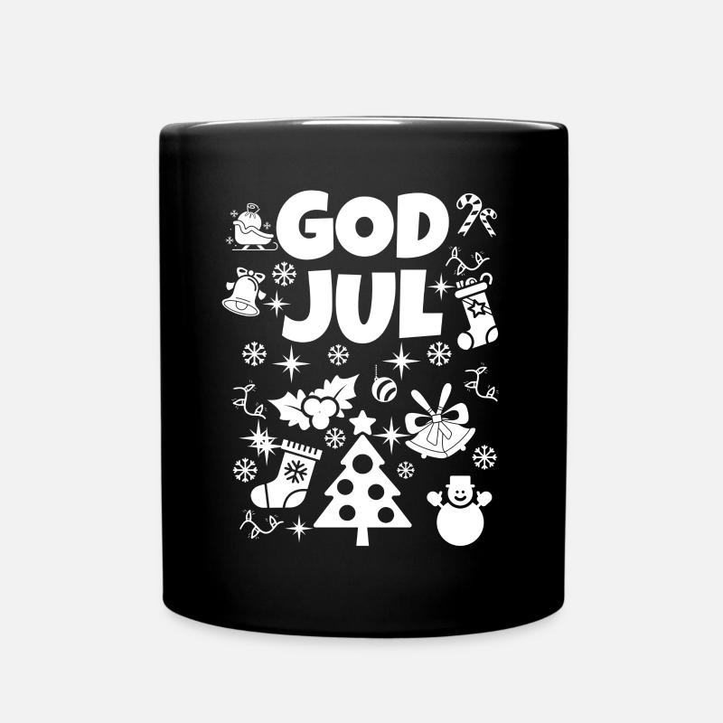 Weihnachten - Tasse einfarbig - Schwarz