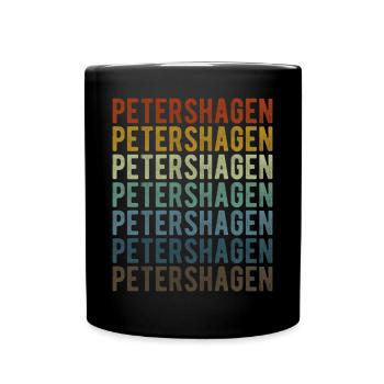 Petershagen City Rétro Vintage - Mug uni - noir - Devant