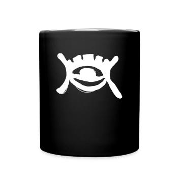 Ägypten Altes Symbol Universum - Tasse einfarbig - Schwarz - Vorne