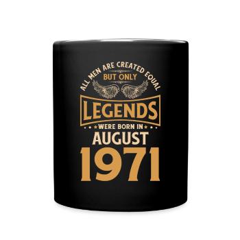 Anniversaire Les légendes ont été gebo en août 1971 - Mug uni - noir - Devant