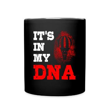 It's in my dna hot air balloon pilot - Tasse einfarbig - Schwarz - Vorne