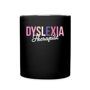 Dyslexie Thérapeute Chemise Cadeau - Mug uni - noir - Devant