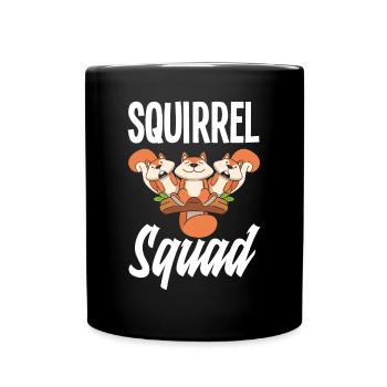 Écureuil - Mug uni - noir - Devant