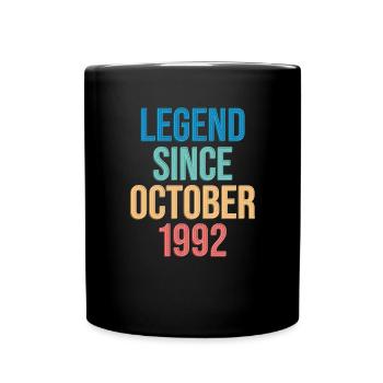 October 1992 - 30th birthday gift. Legend. - Full Colour Mug - black - Front