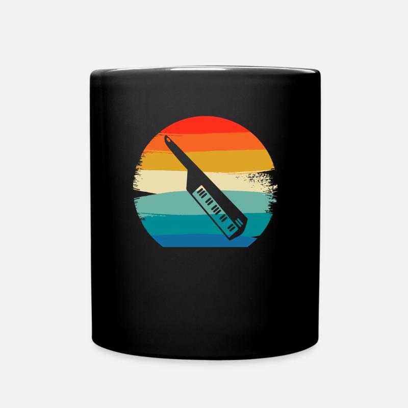 Retro Vintage Classic Keytar Player Instrument - Mug uni - noir