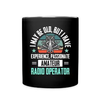 Amateur Spektrum Hobbyist Radio Analyzer - Tasse einfarbig - Schwarz - Vorne