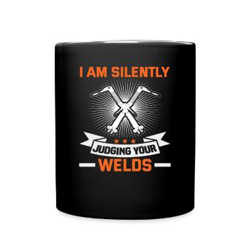 Conception de slogan de soudeur pour les métallurgistes - Mug uni - noir - Devant